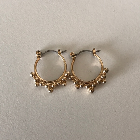 Urban Outfitters Jewelry - Golden Hoop Detailed Earrings